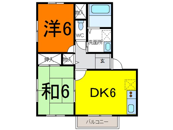 ステイブル塚ノ町の物件間取画像